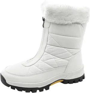 Women's Snow Boots Slip on Womens Insulated Waterproof Winter Snow Boots Cute Winter Boots for Women 2023 Wide Snow Boots for Women Wide Width Botas De Trabajo Para Mujeres Contra El Agua