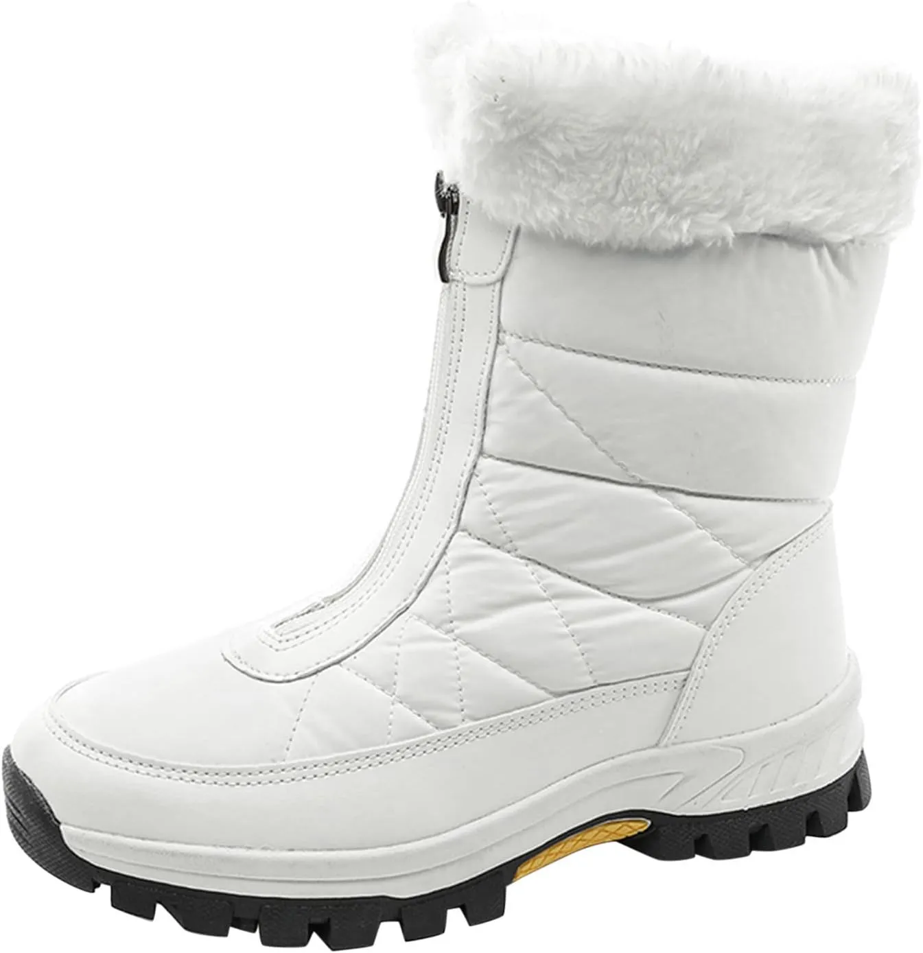 Women's Snow Boots Slip on Womens Insulated Waterproof Winter Snow Boots Cute Winter Boots for Women 2023 Wide Snow Boots for Women Wide Width Botas De Trabajo Para Mujeres Contra El Agua