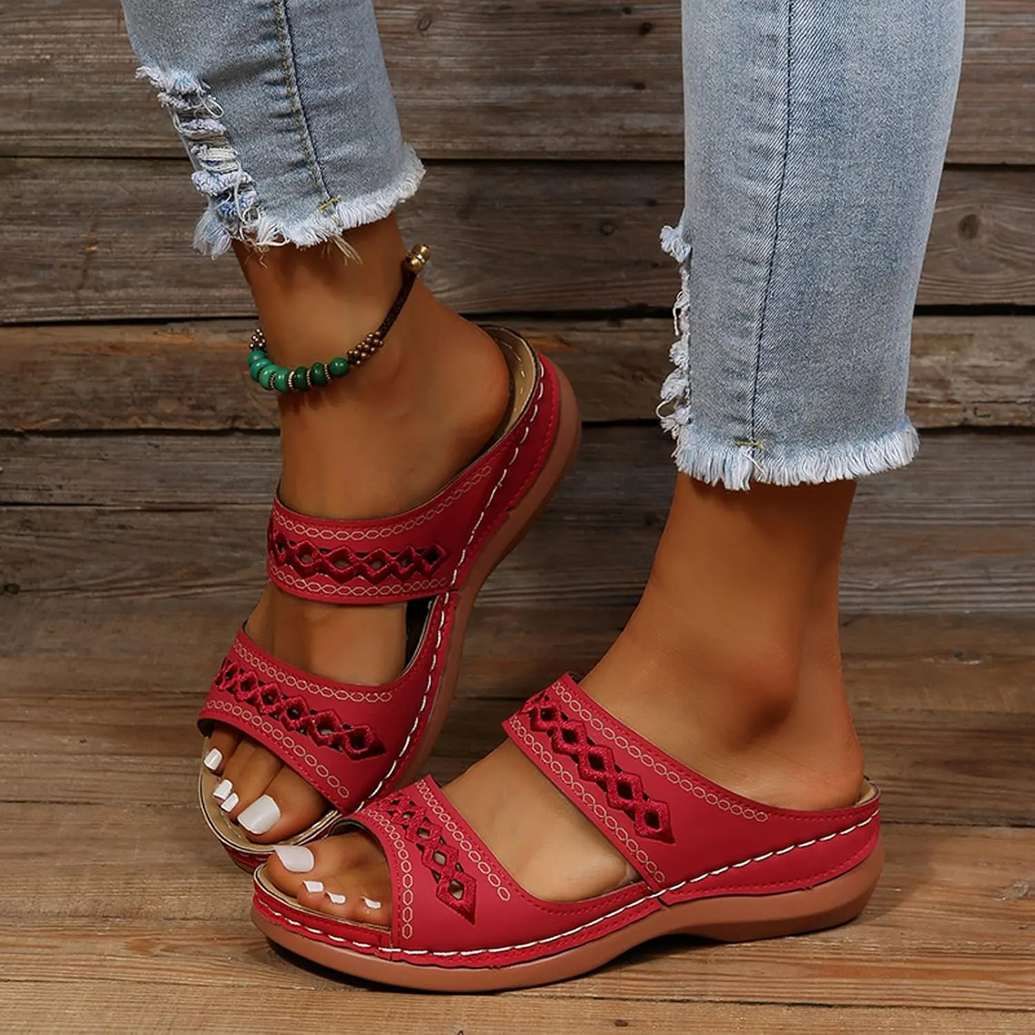 Womens Thong Flip Flops Yoga Mat Comfort Sandals Arch Support Summer Beach Walking Non Slip Water Friendly Quick Dry Outdoor Sport Shoes Orthopedic Shoes for Women