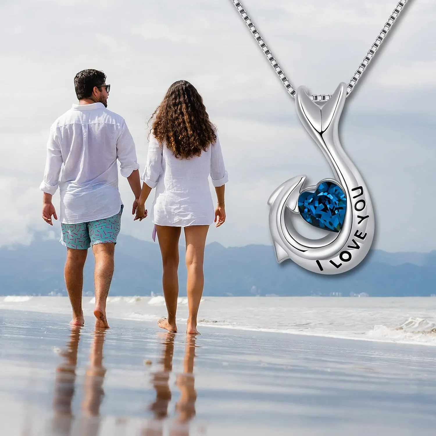 YAFEINI Family Jewelry Sterling Silver Mom Necklace Father Mother Daughter Jewelry Sister Gifts for Women