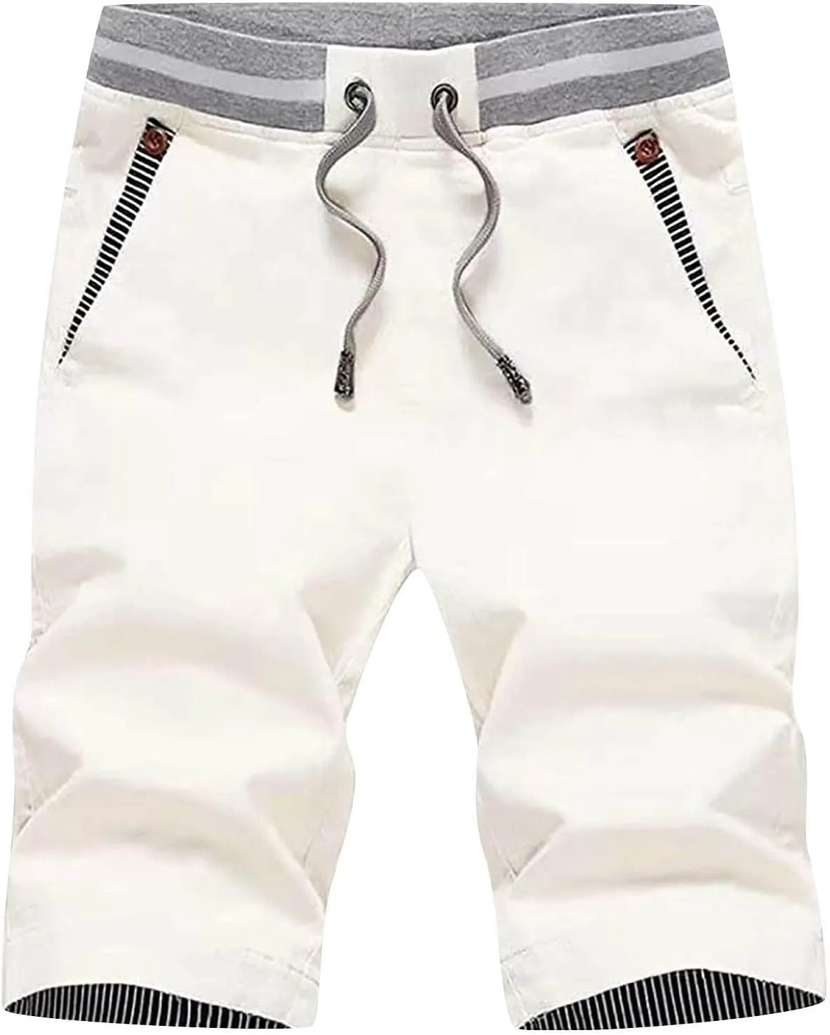 Ymosrh Men's Shorts Sports Pocket Workwear Casual Loose Shorts Jogging
