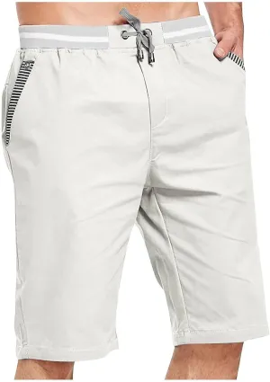 Ymosrh Men's Shorts Sports Pocket Workwear Casual Loose Shorts Jogging