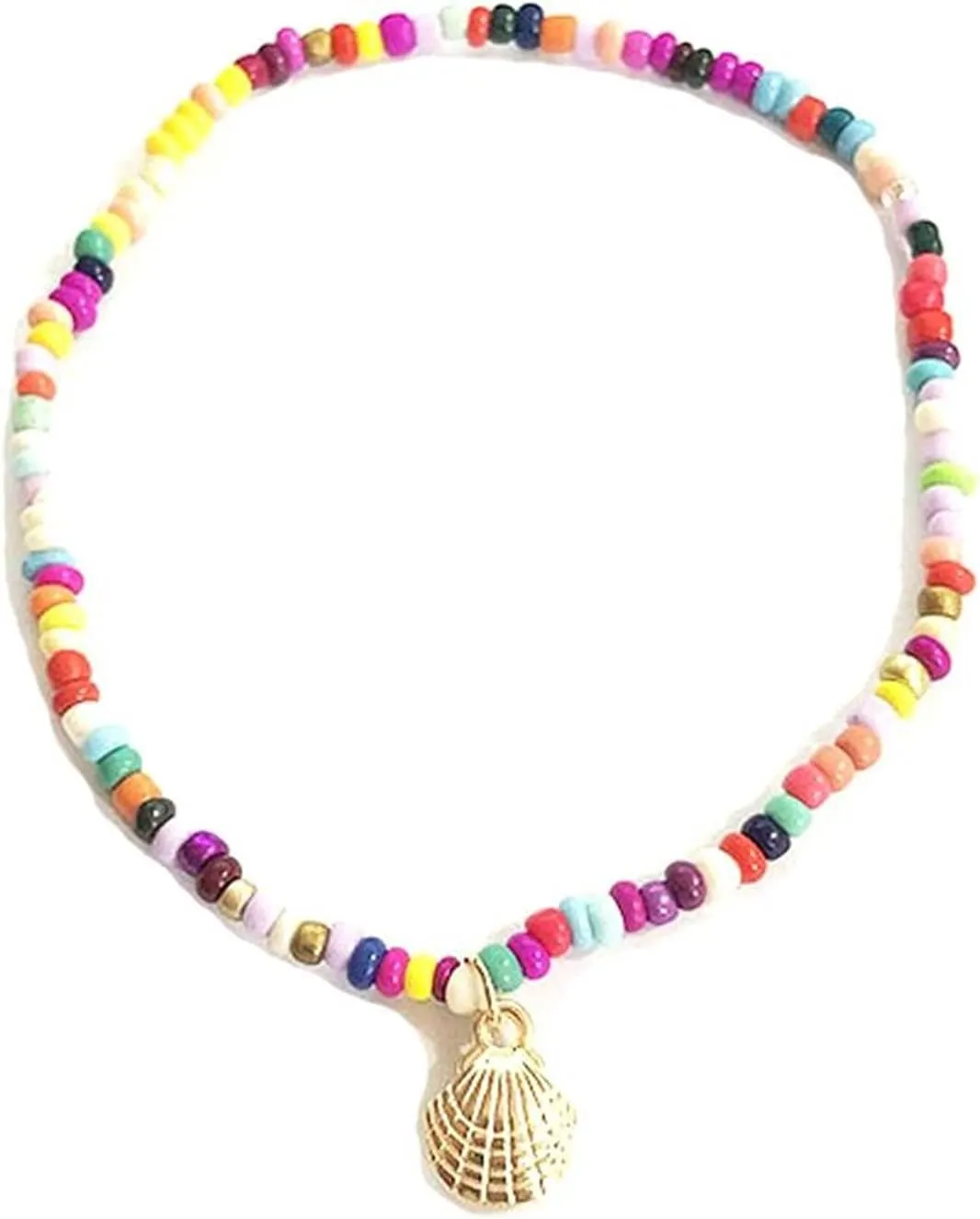 ZZSRJ Anklet Ladies Summer Ocean Beach Ankle Bracelet Foot Leg Jewelry (Metal Color : Gold, Size : One)
